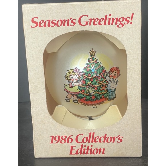 Campbell's Soup Kids 1986 Christmas Ornament IN BOX - Picture 13 of 16